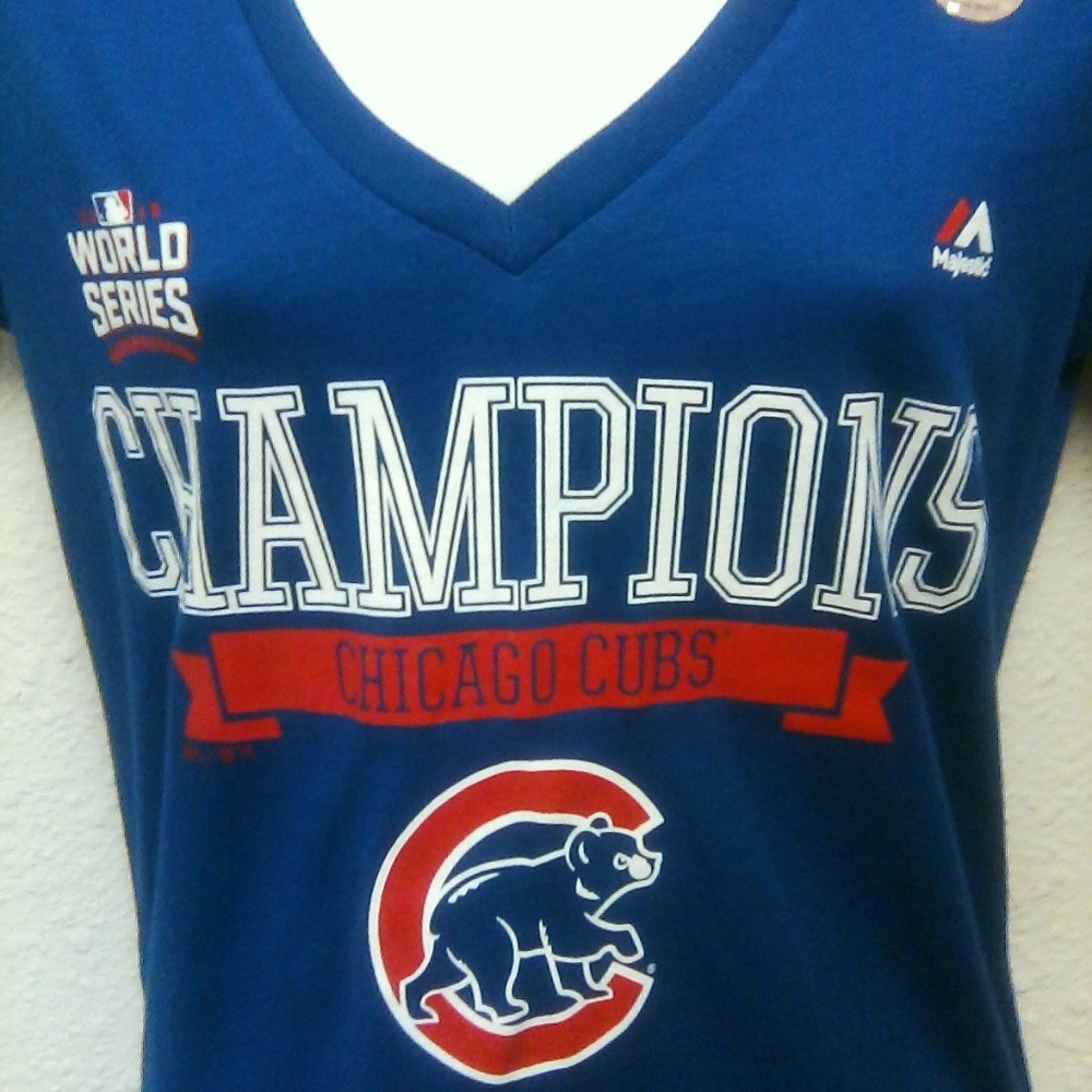 MLB Chicago Cubs Women's Top Medium - Picture 4 of 4